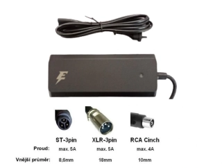 Nabíjačka pre Li-ion batérie 48V / 2A ST-3PIN, XLR-3PIN
