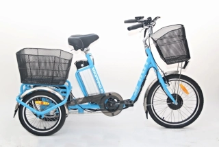 Elektrobicykel Spirit SHOPPING 2, trojkolka, modrá